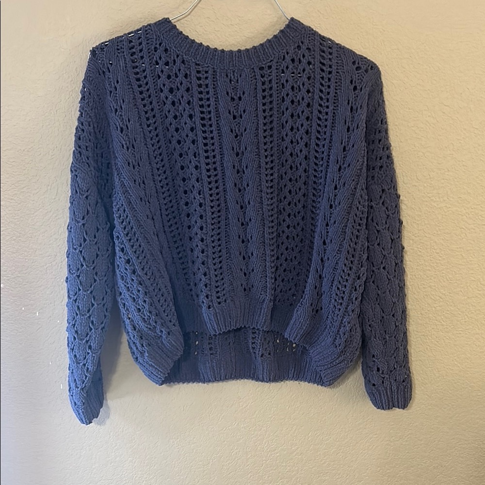 Kendall & Kylie Navy Knit Sweater